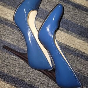 Elegant Blue Women's Heels